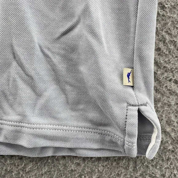 Tommy Bahama Polo Shirt Men's‎ XL Gray Marlin Academia Coastal Sportswear Preppy - Picture 2 of 11